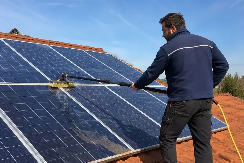 Nettoyage et entretien de panneaux solaires à Sainte-Anastasie