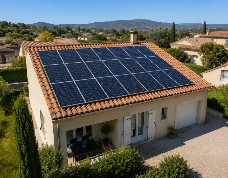 Prime à l'autoconsommation panneaux solaires Sainte-Anastasie — aide financière de l'État